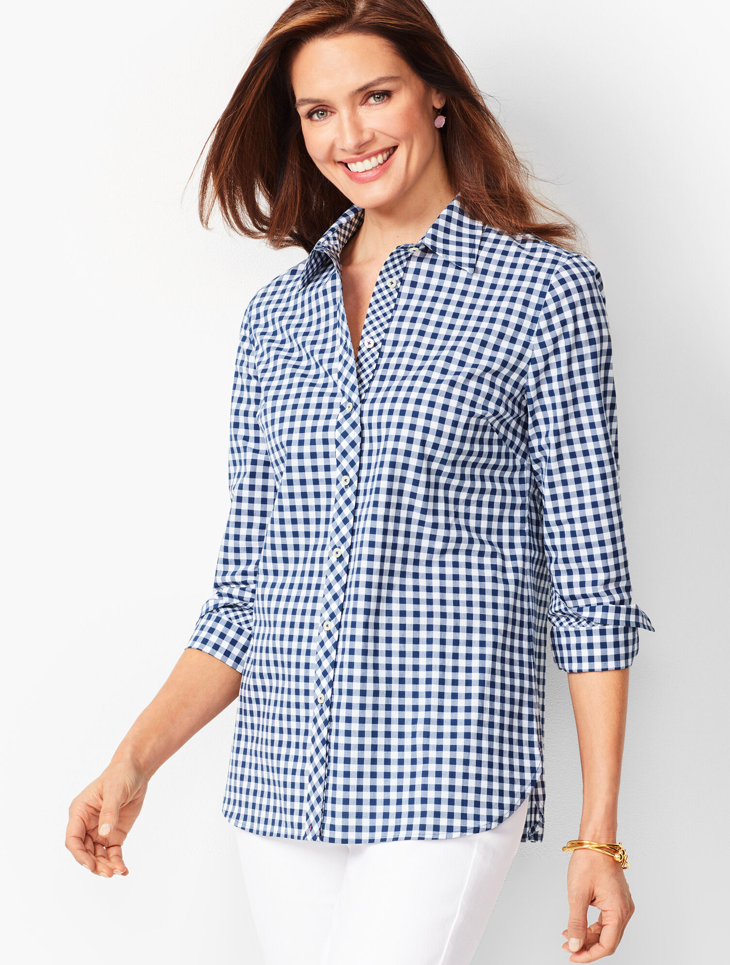 Classic Cotton Shirt - Gingham | Talbots