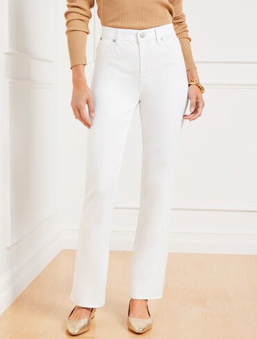Barely Boot Jeans - White