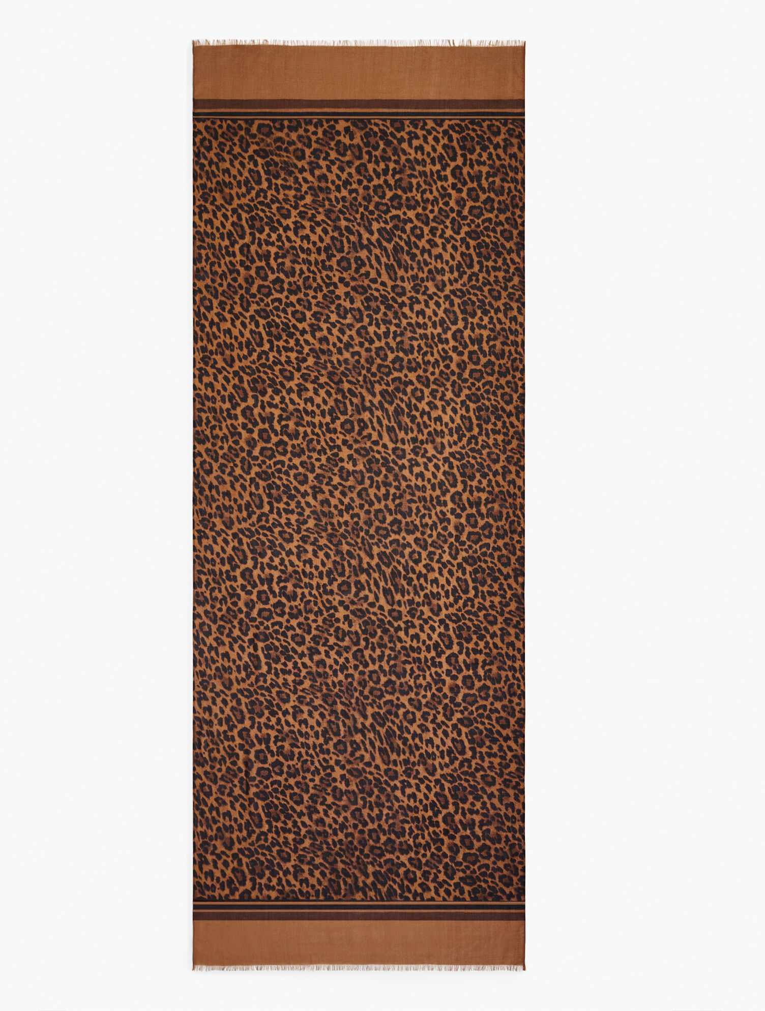 Animal Print Oblong Scarf