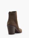 Sierra Suede Block-Heel Boots