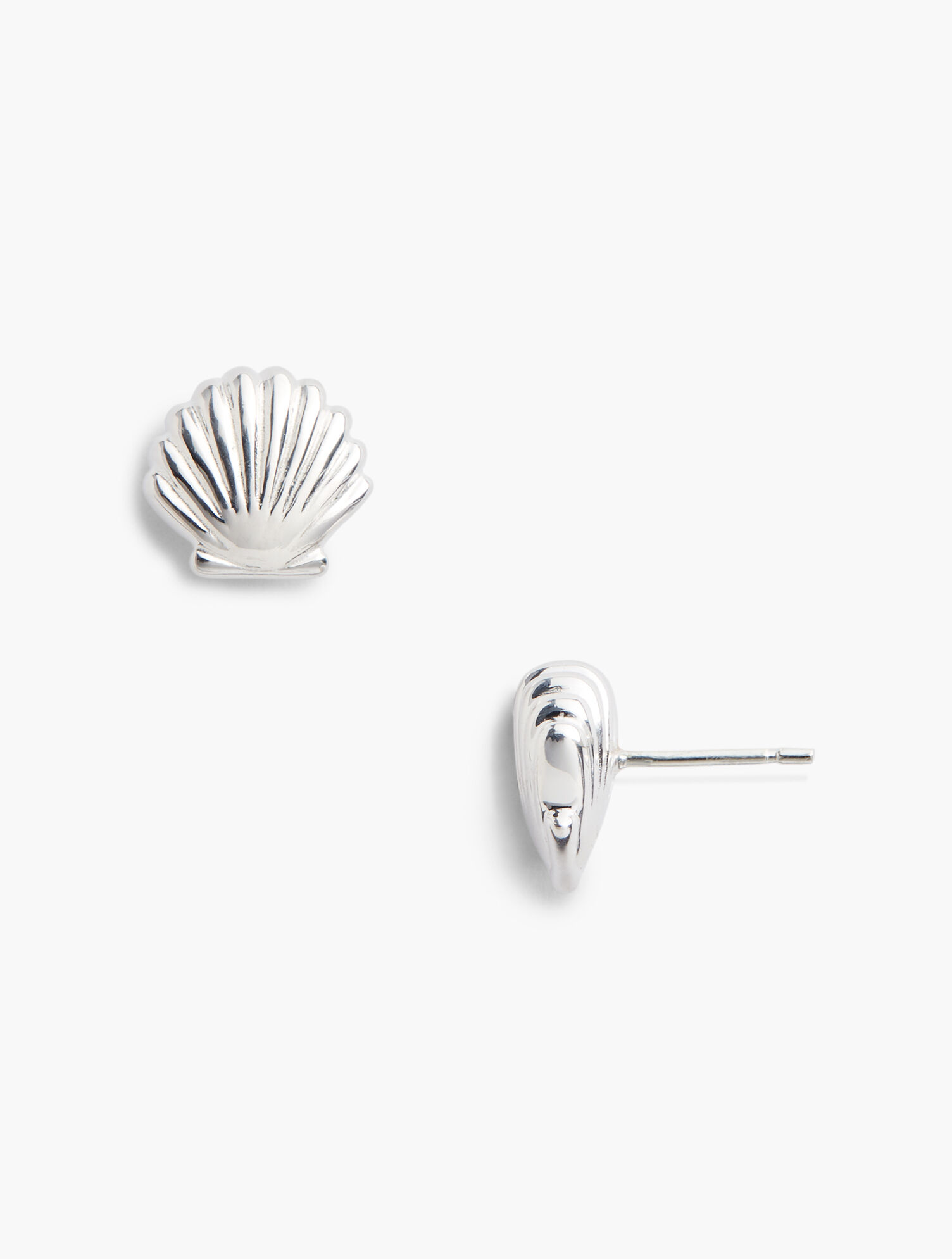 Sterling Silver Shell Earrings