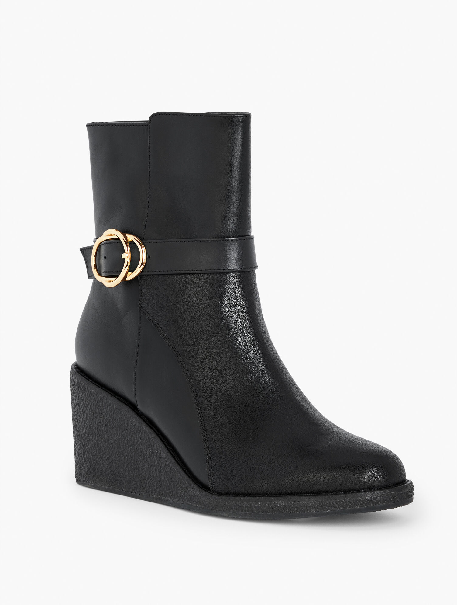 Rowan Wedge Bootie - Vachetta Leather