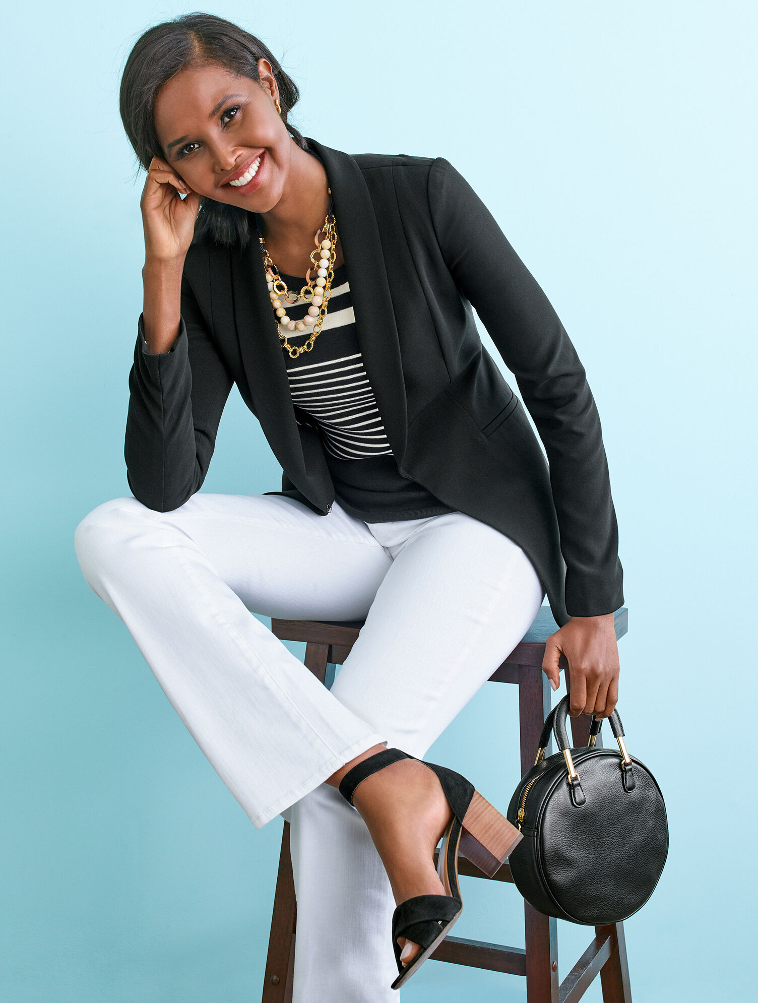 Easy Travel Collection - Long Shawl-Collar Jacket