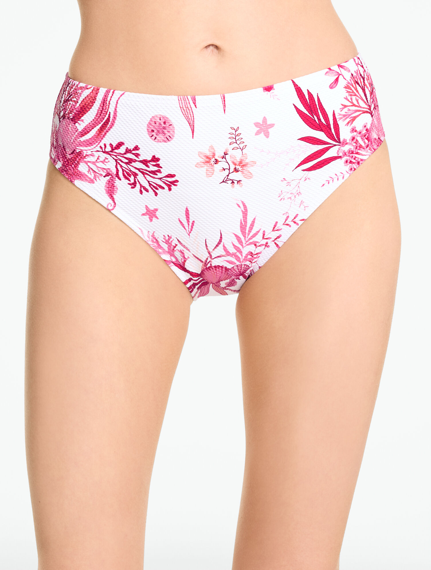 Aqua Club High Waist Swim Bottom - Seascape