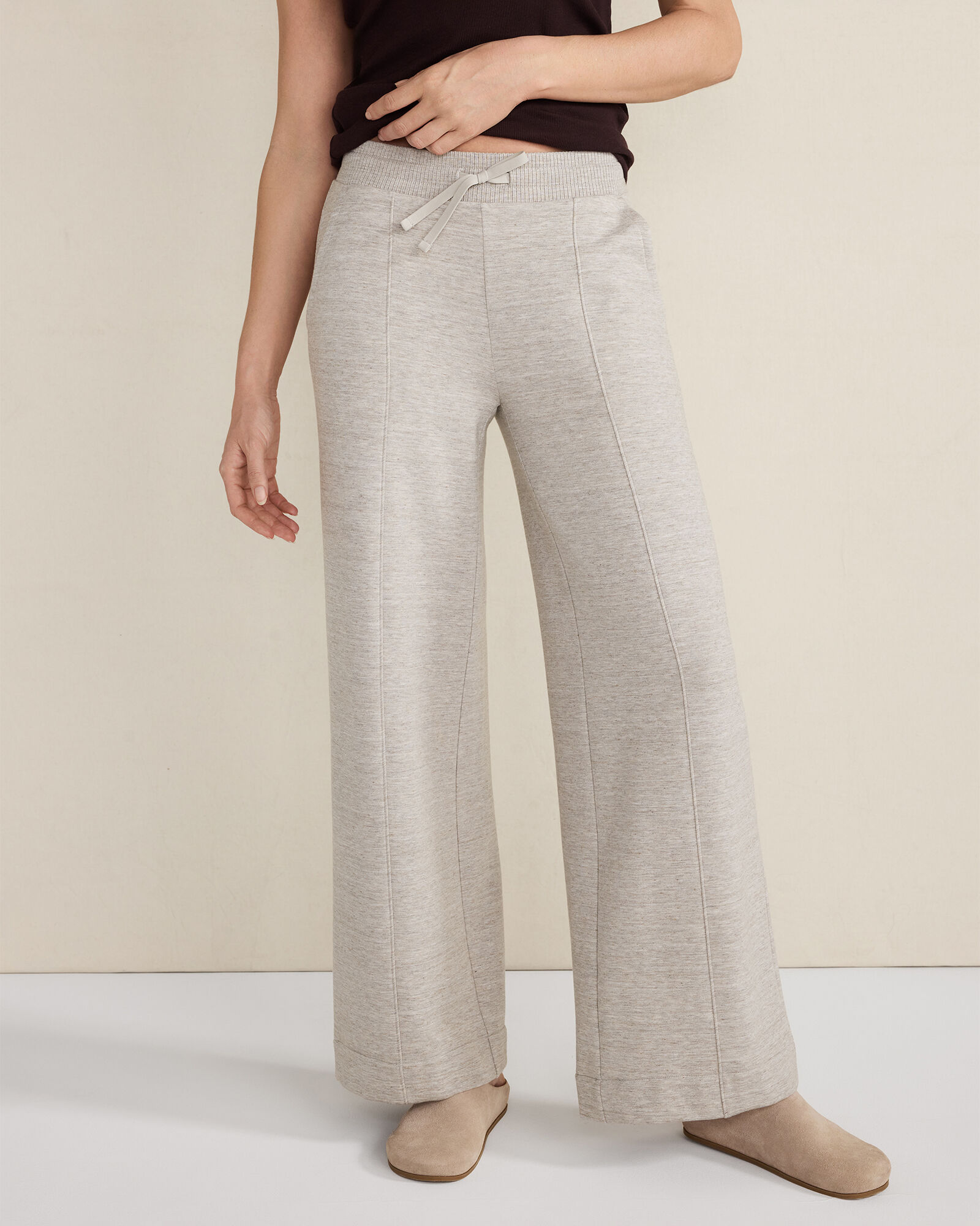 Fleece Wide Leg Pants