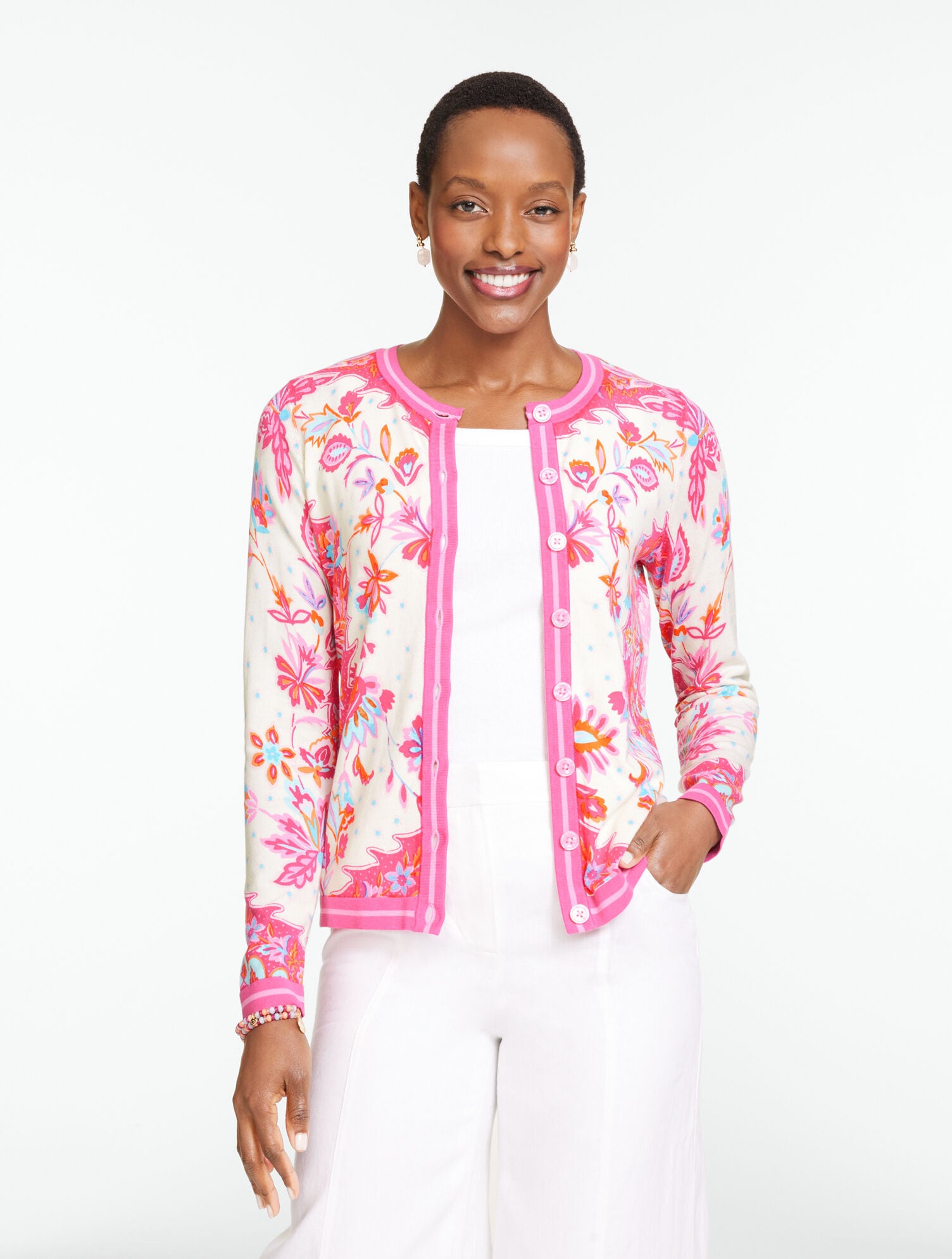 Charming Cardigan - Paradise Garden