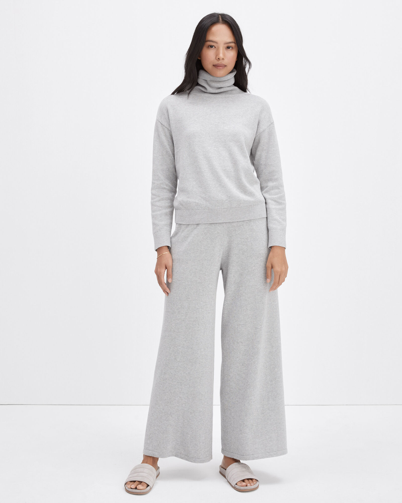 Harvestman Beaded Wide Leg Sheer Pants