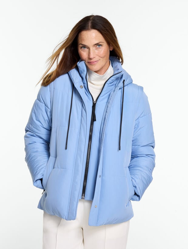 Zip-Off Sleeve Hooded Jacket