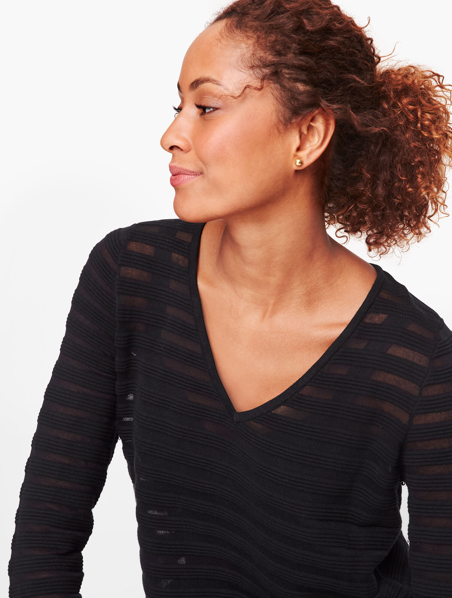 V-Neck Cover Up - Solid