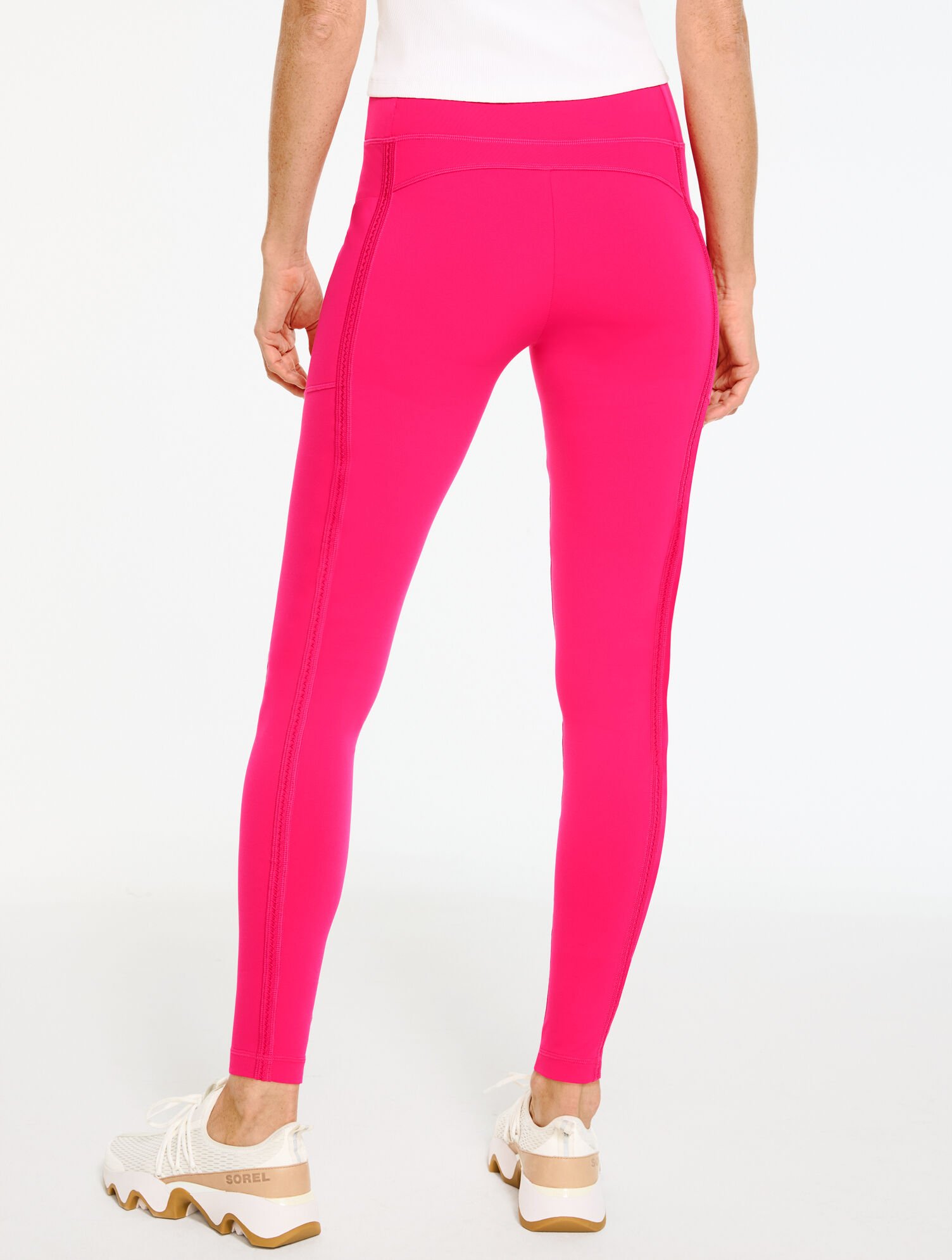 Performance Compression Leggings - Picot Trim