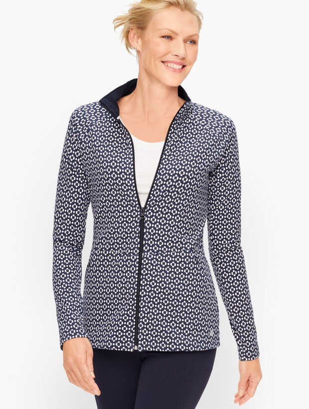 Everyday Yoga Jacket Geo Floral Talbots