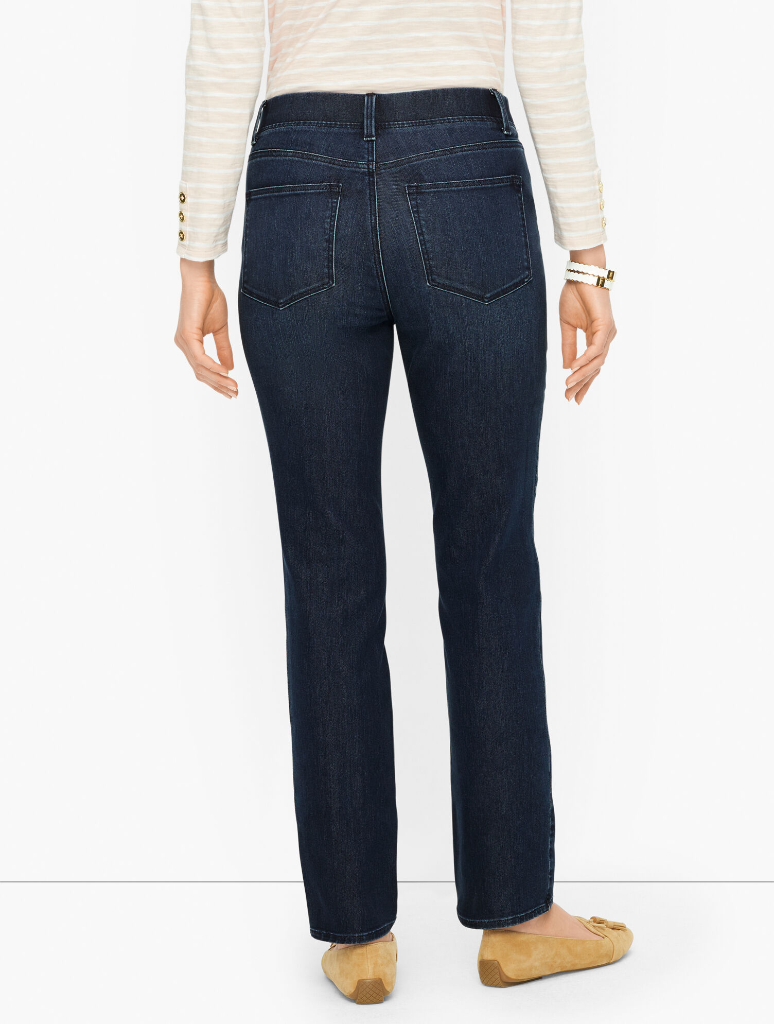 Sculpt Straight Leg Jeans - Cosmic Wash | Talbots