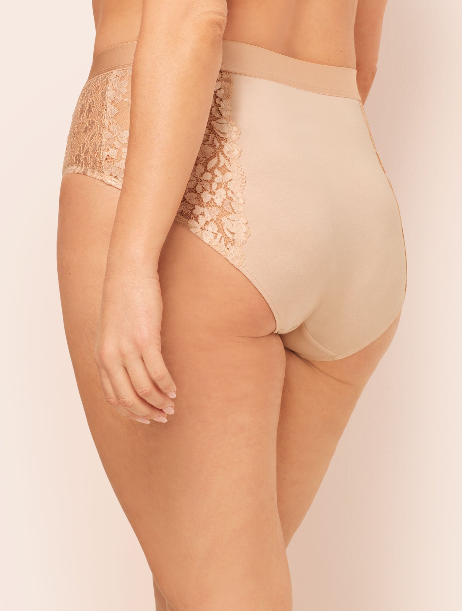 Cotton Lace Brief Panty