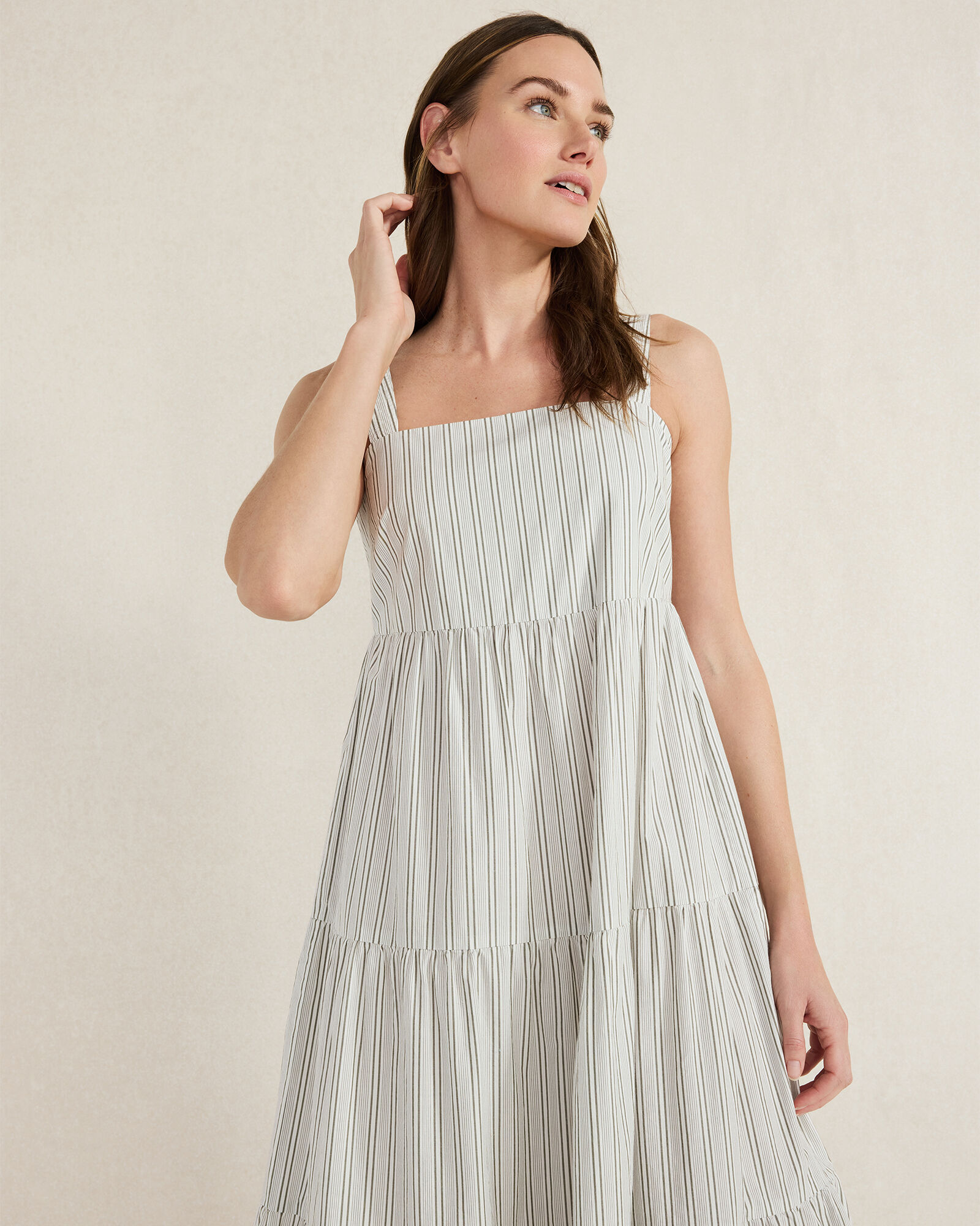 Cotton Poplin Midi Dress main image 0