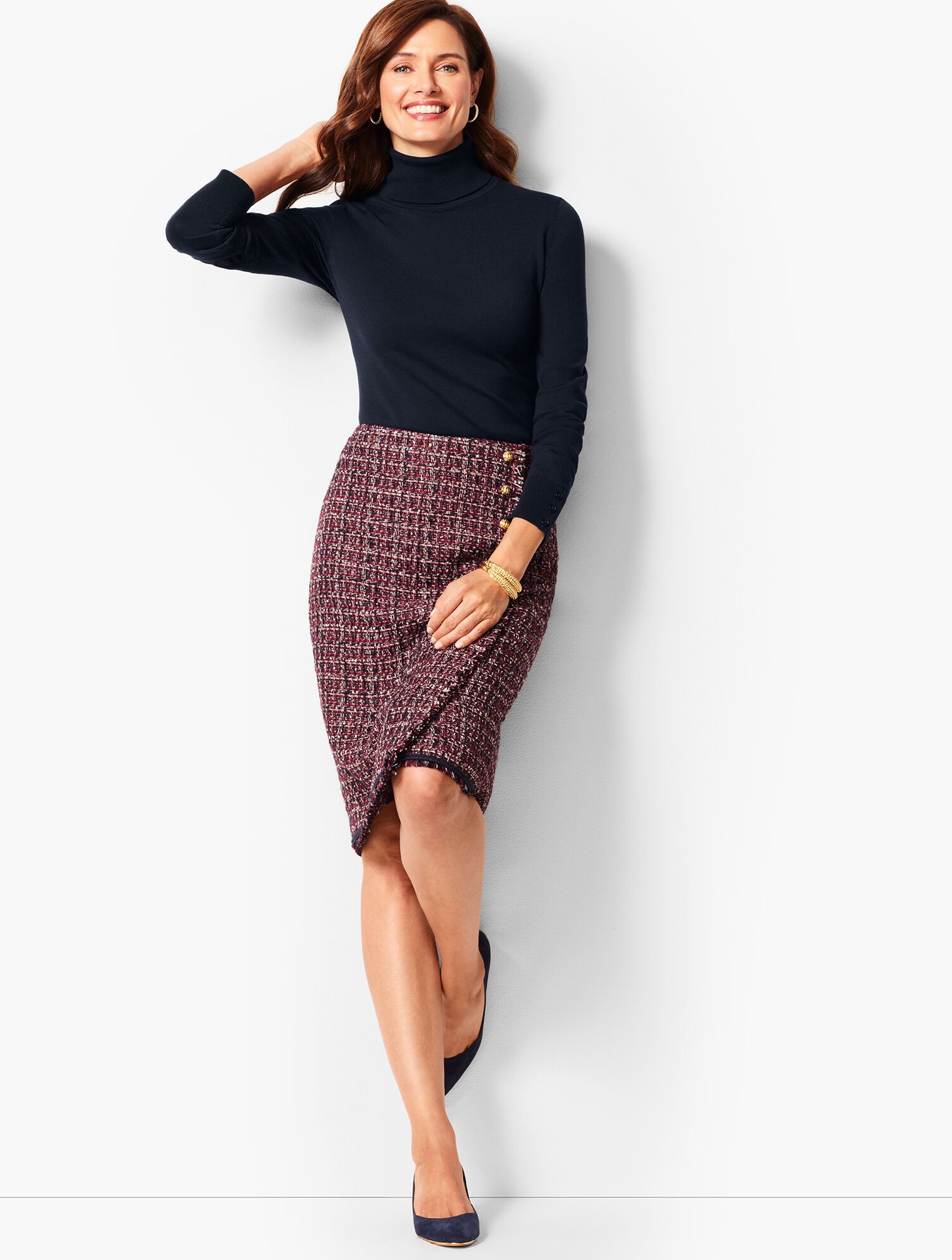 Tweed Pencil Skirt | Talbots