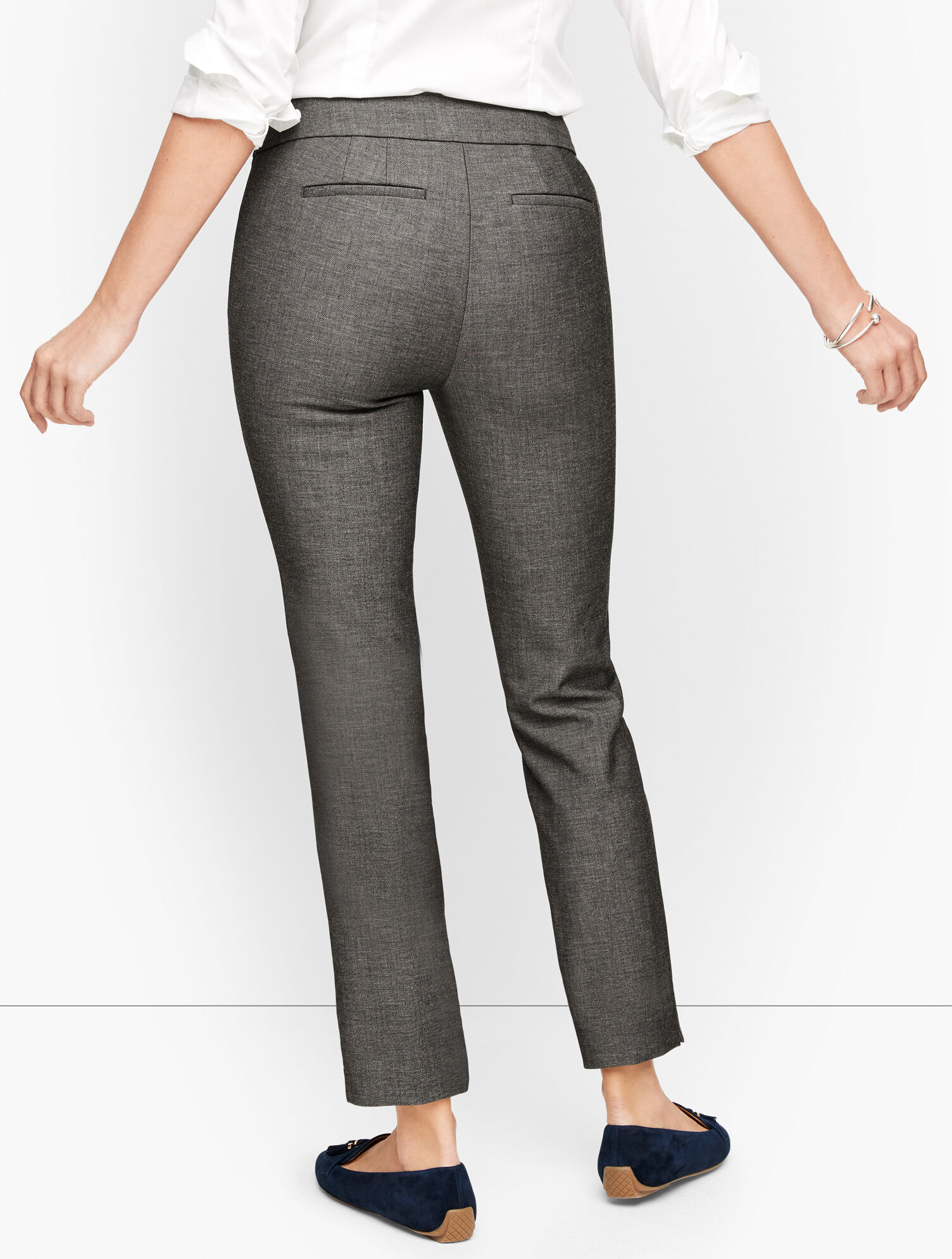 Talbots Chatham Ankle Pants - Sharkskin - Curvy Fit