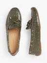 Taylor Laced Driving Moccasins - Embossed