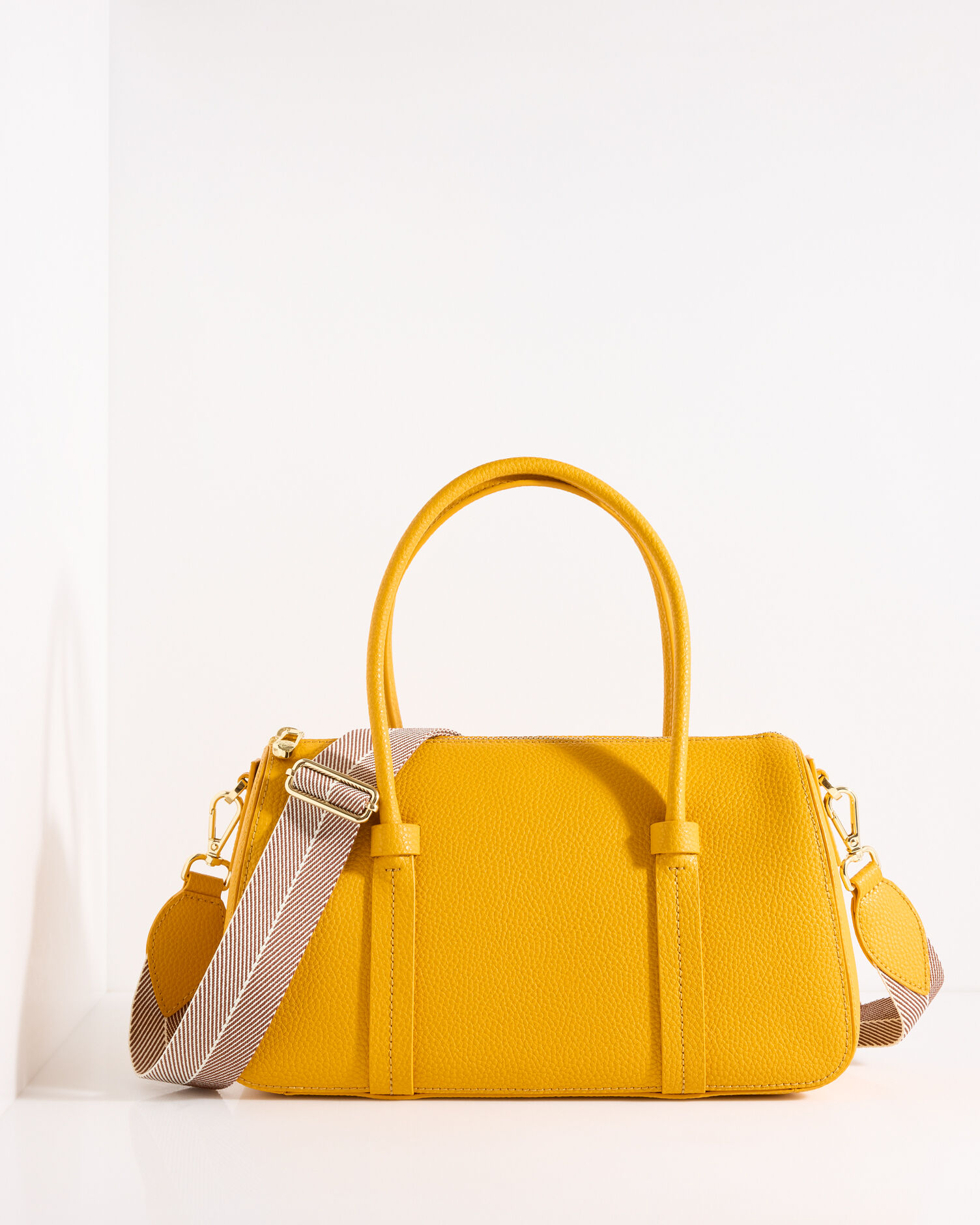 Lexington Pebble Leather Satchel