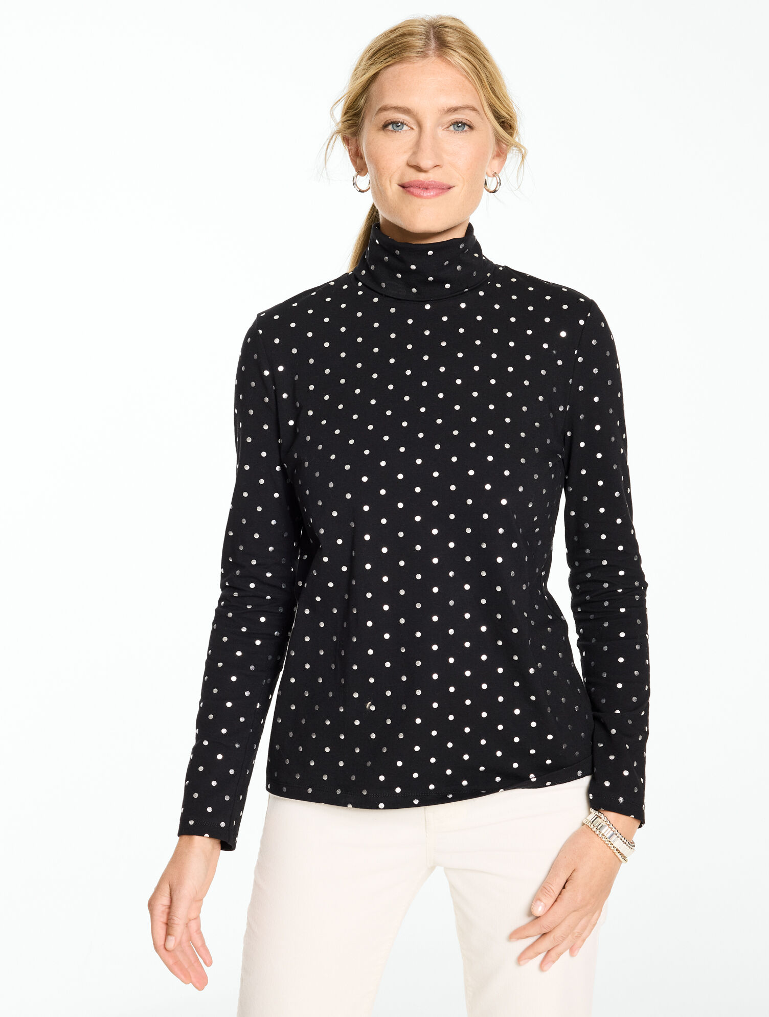 Turtleneck - Fanciful Polka Dot