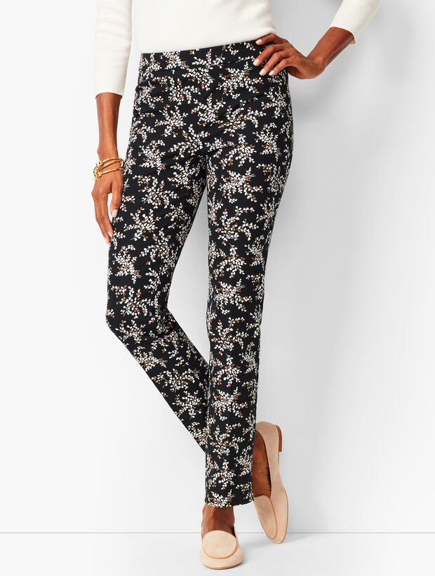 Talbots Chatham Ankle Pants - Petal Print