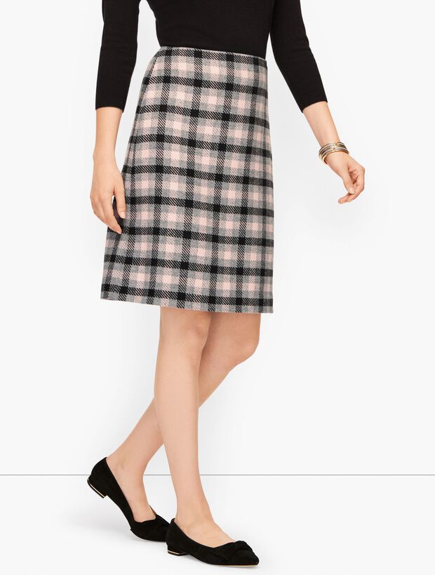 Festive Check Skirt