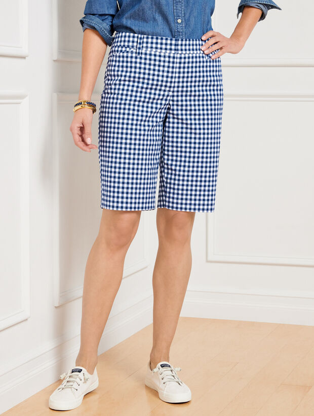 Perfect Shorts - 10.5&rdquo; - Sunrise Gingham