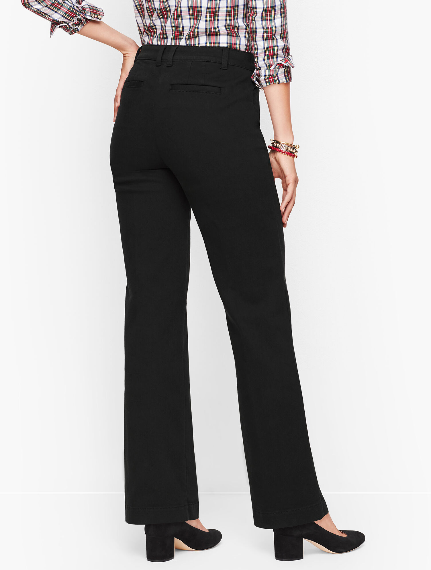 Wide Leg Jeans - Never Fade Black