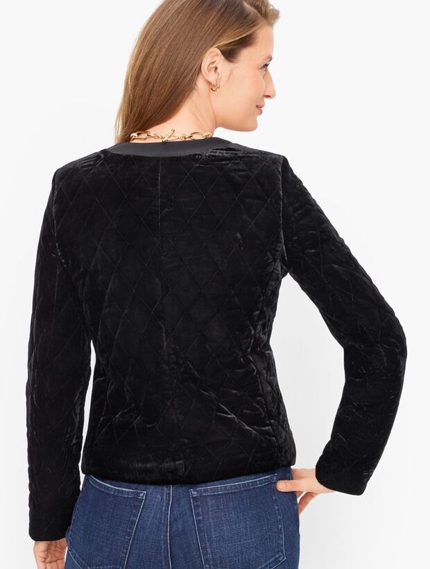 Velvet Quilted Jacket