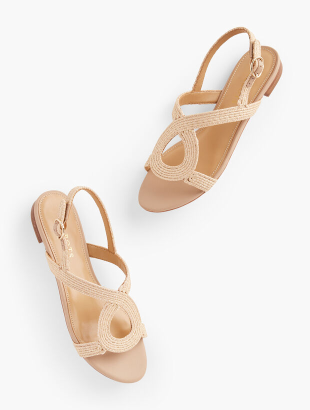 Keri Raffia Sandals