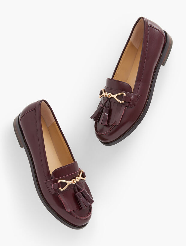 Laura Tasseled Leather Loafers