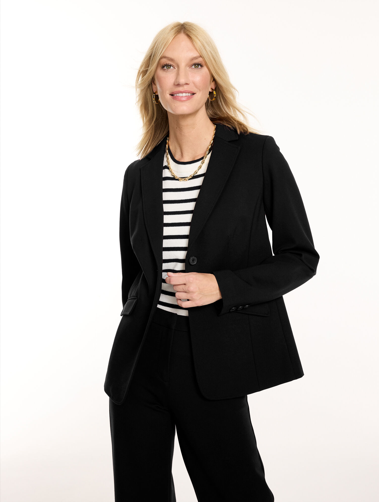 Polished Ponte Blazer