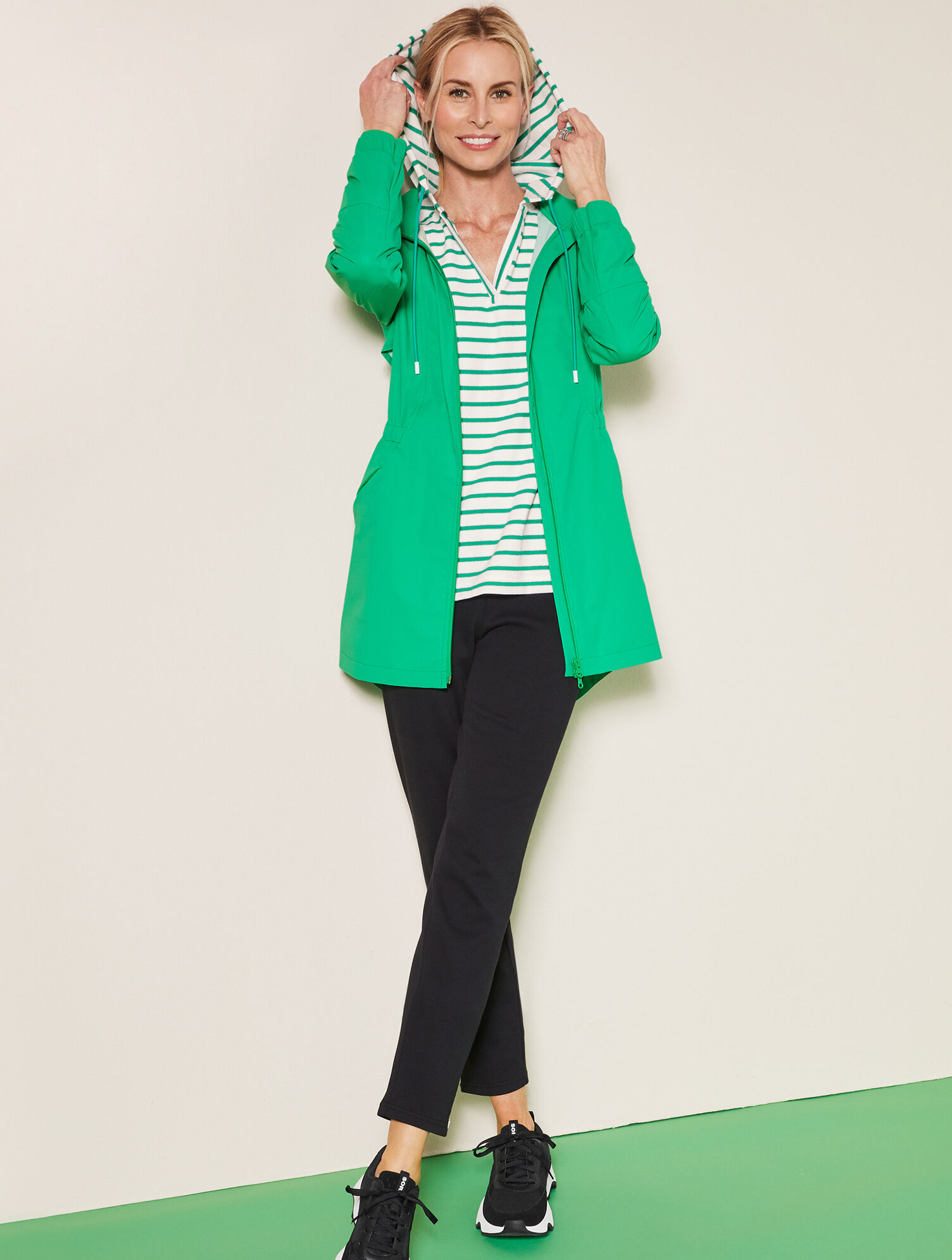 Hooded Water-Resistant Jacket