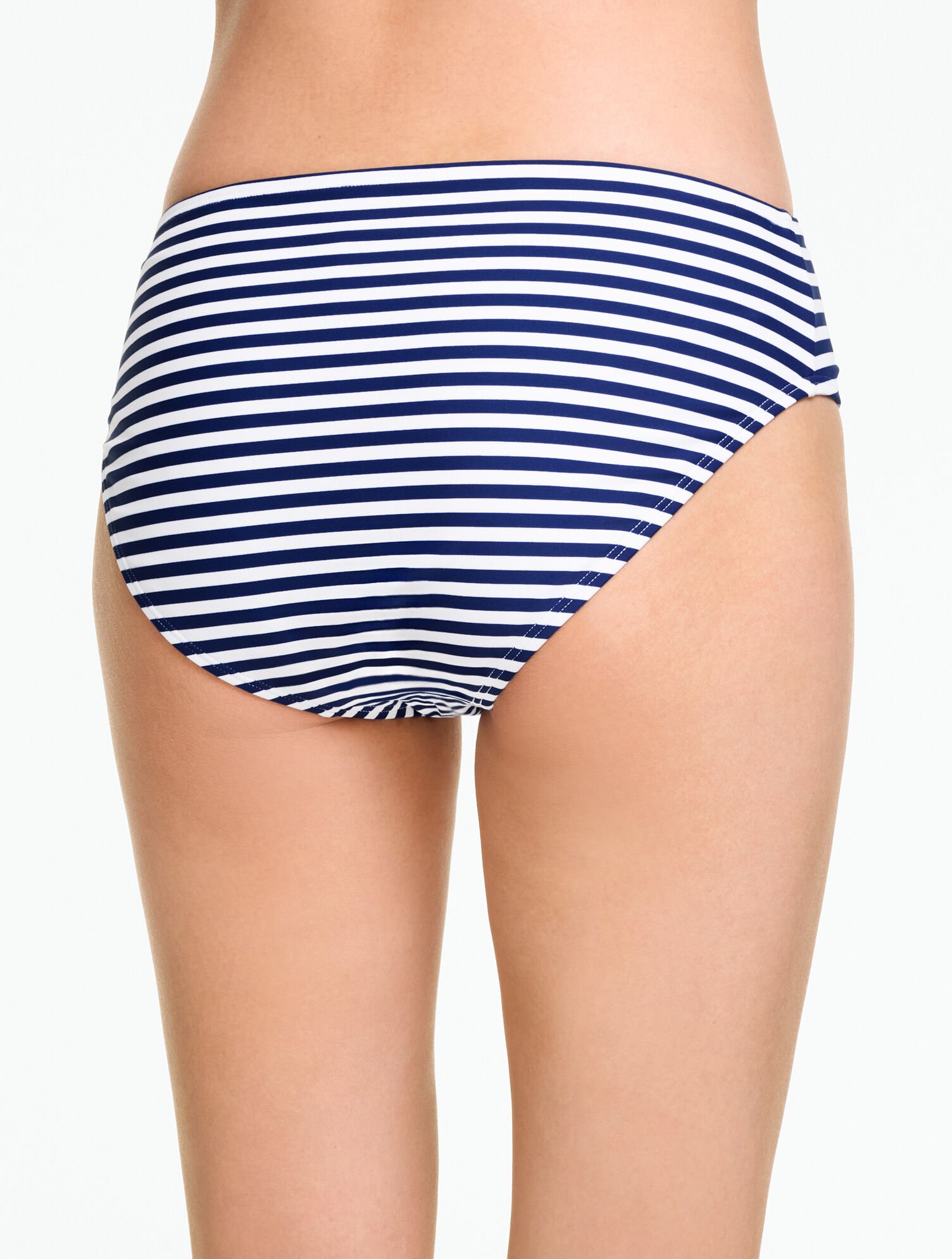Aqua Club High Waist Swim Bottom - Classic Stripe