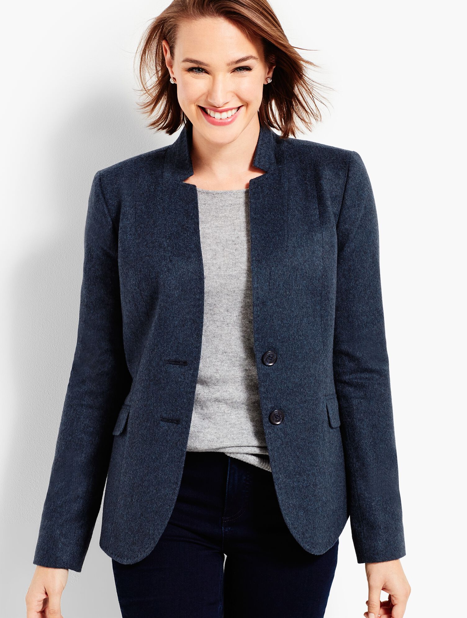 Cashmere-Blend Aberdeen Blazer