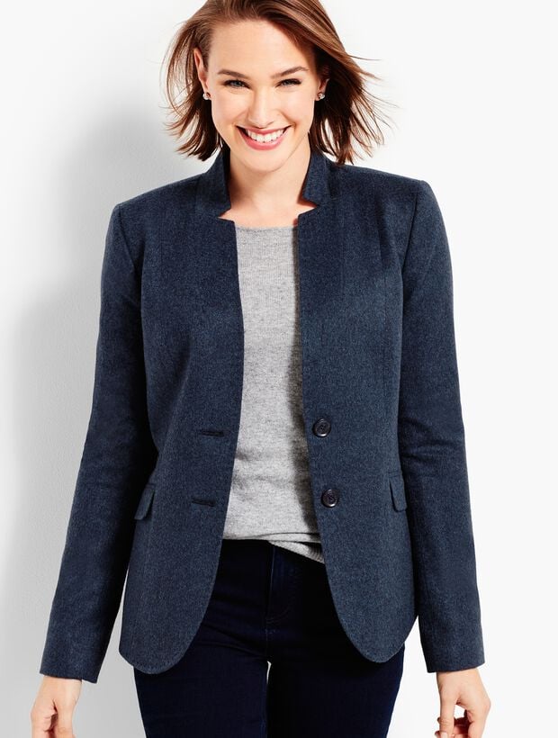 Cashmere-Blend Aberdeen Blazer