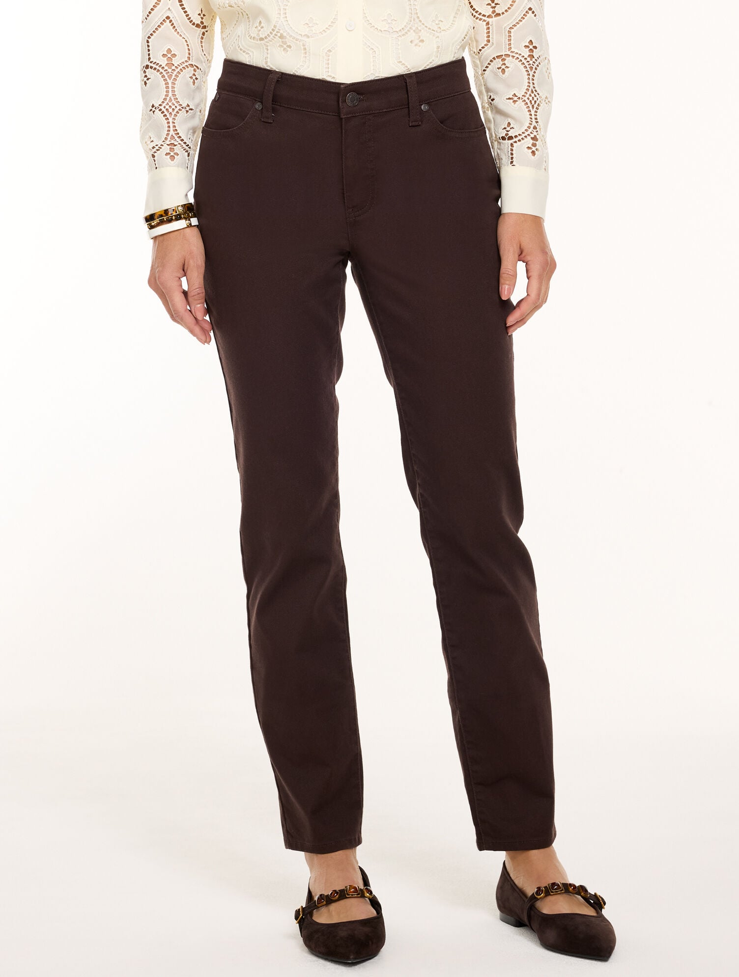 Slim Ankle Jeans - Solids