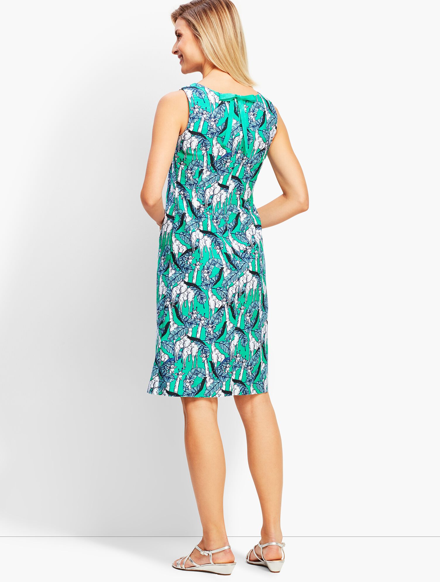Giraffe-Print Shift Dress