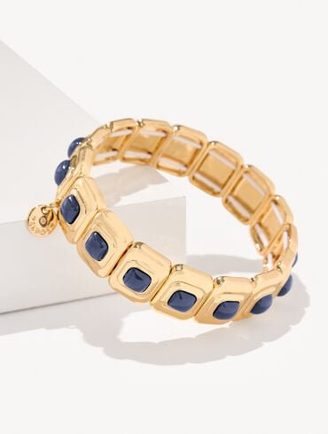 Linear Geo Stretch Bracelet