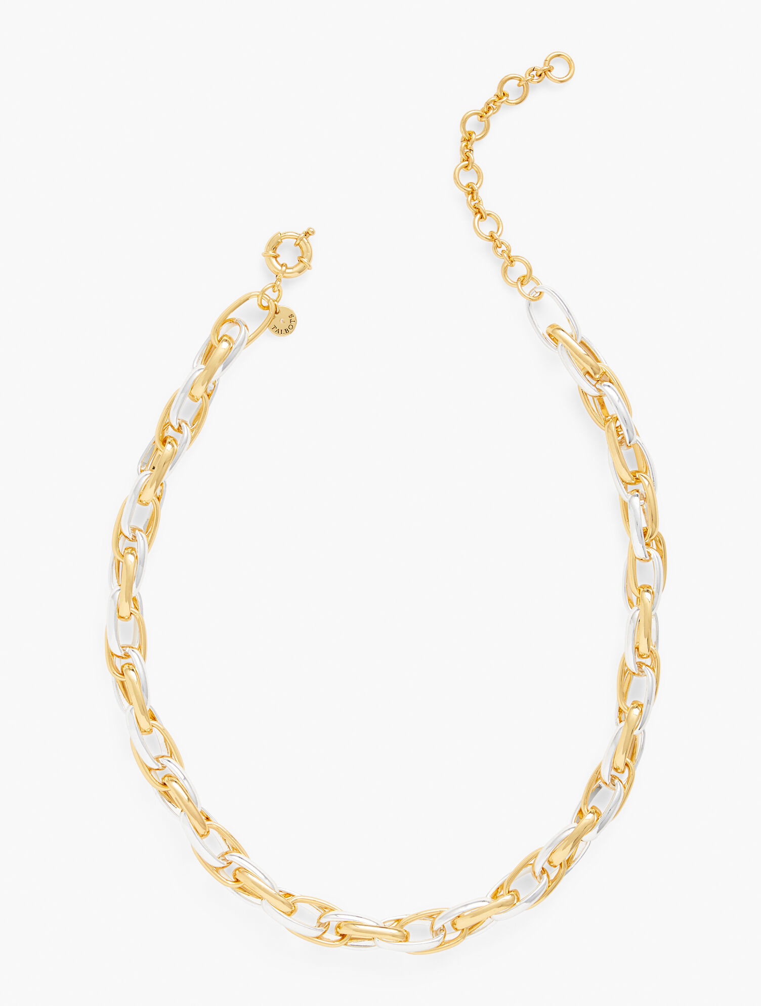 Two-Tone Link Necklace