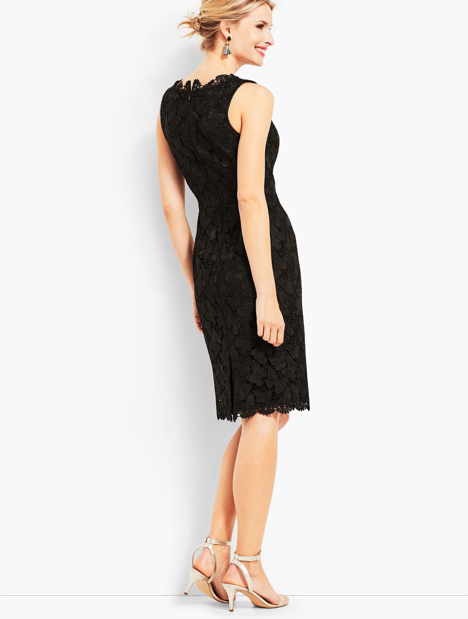 Lace Sheath Dress | Talbots