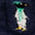 Velveteen Straight Leg Pants - Embroidered Penguins