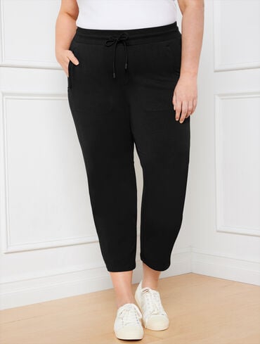 Modal French Terry Straight Crop Pants