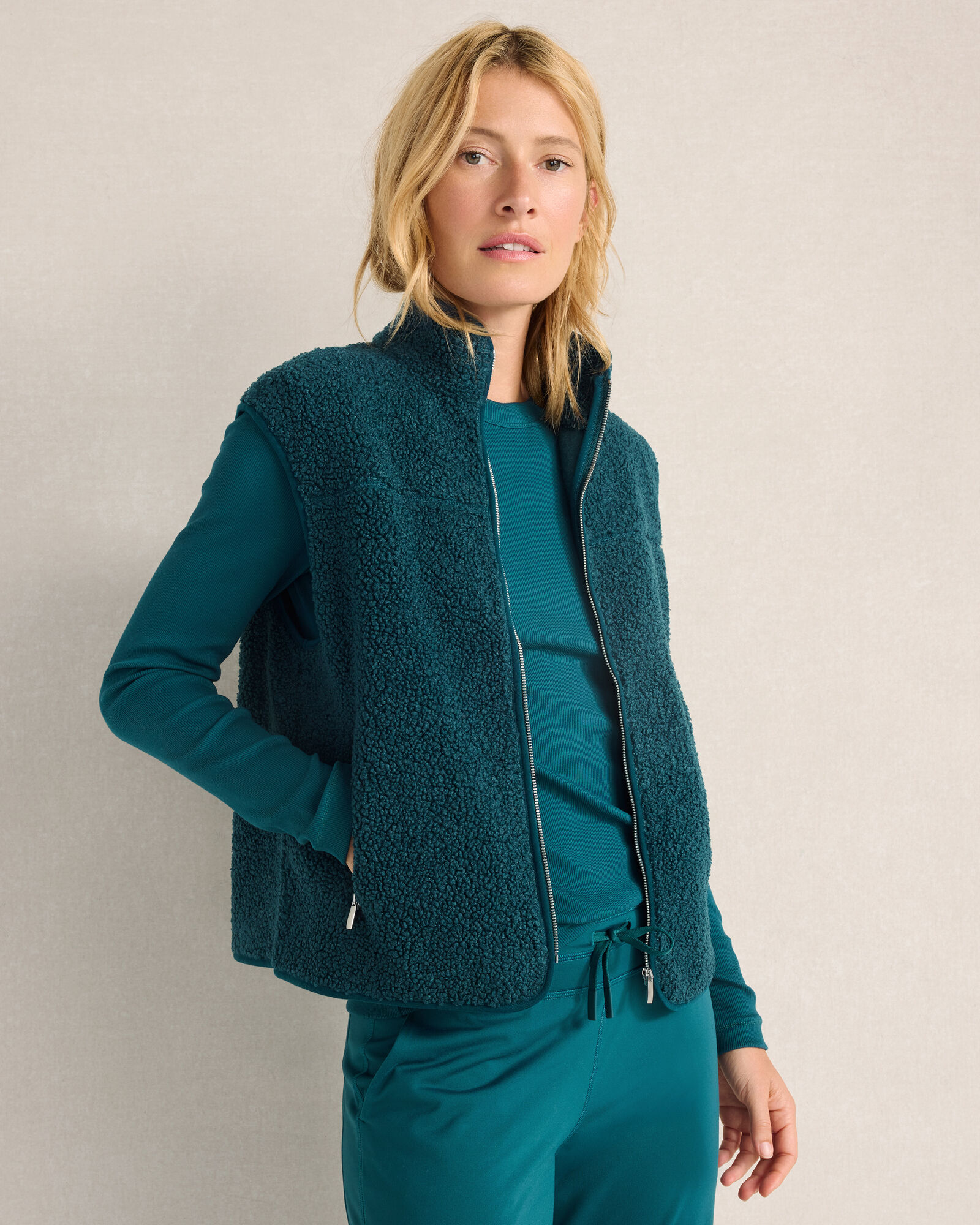 Balance Sherpa Cropped Vest