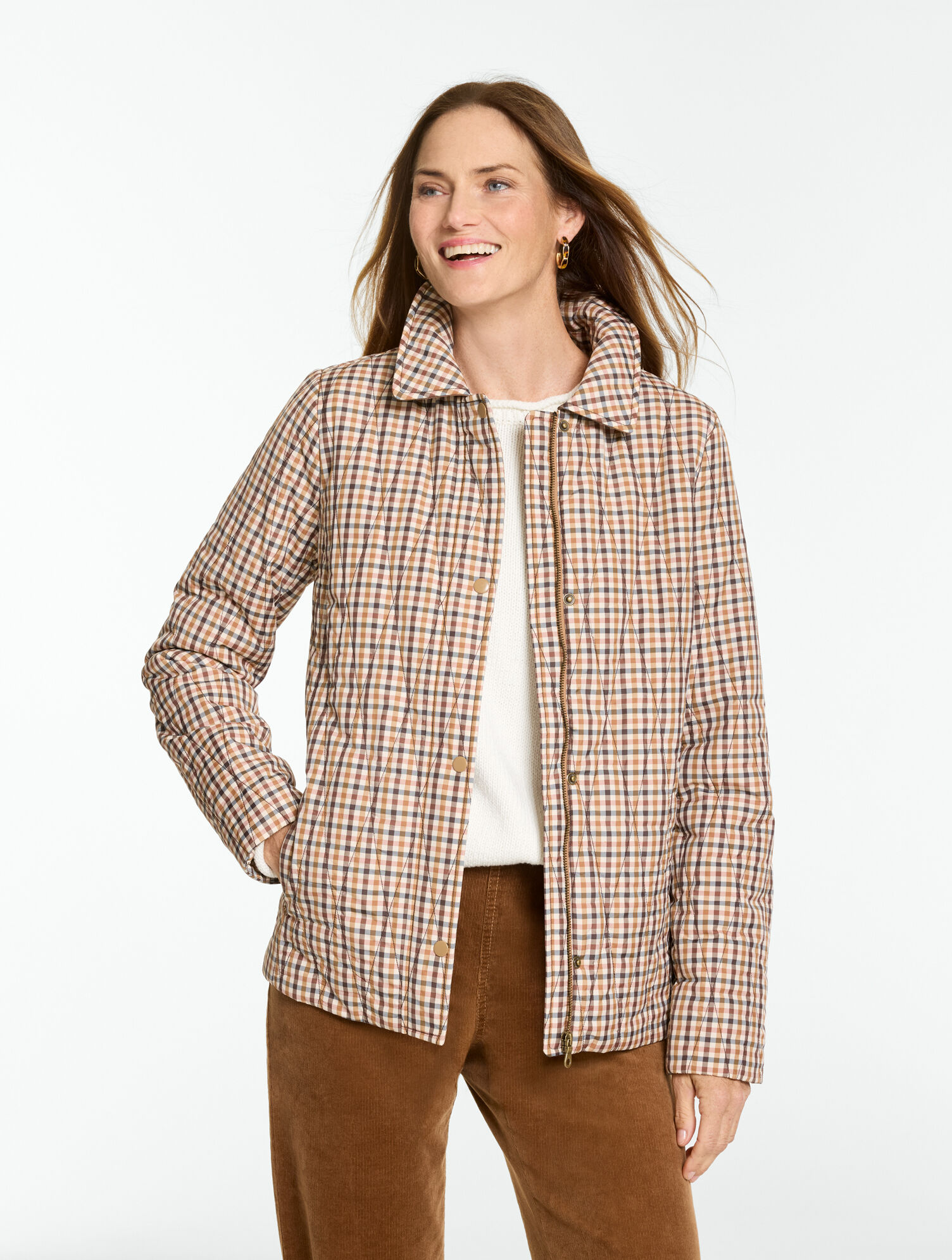 Quilted Jacket - Chelsea Plaid
