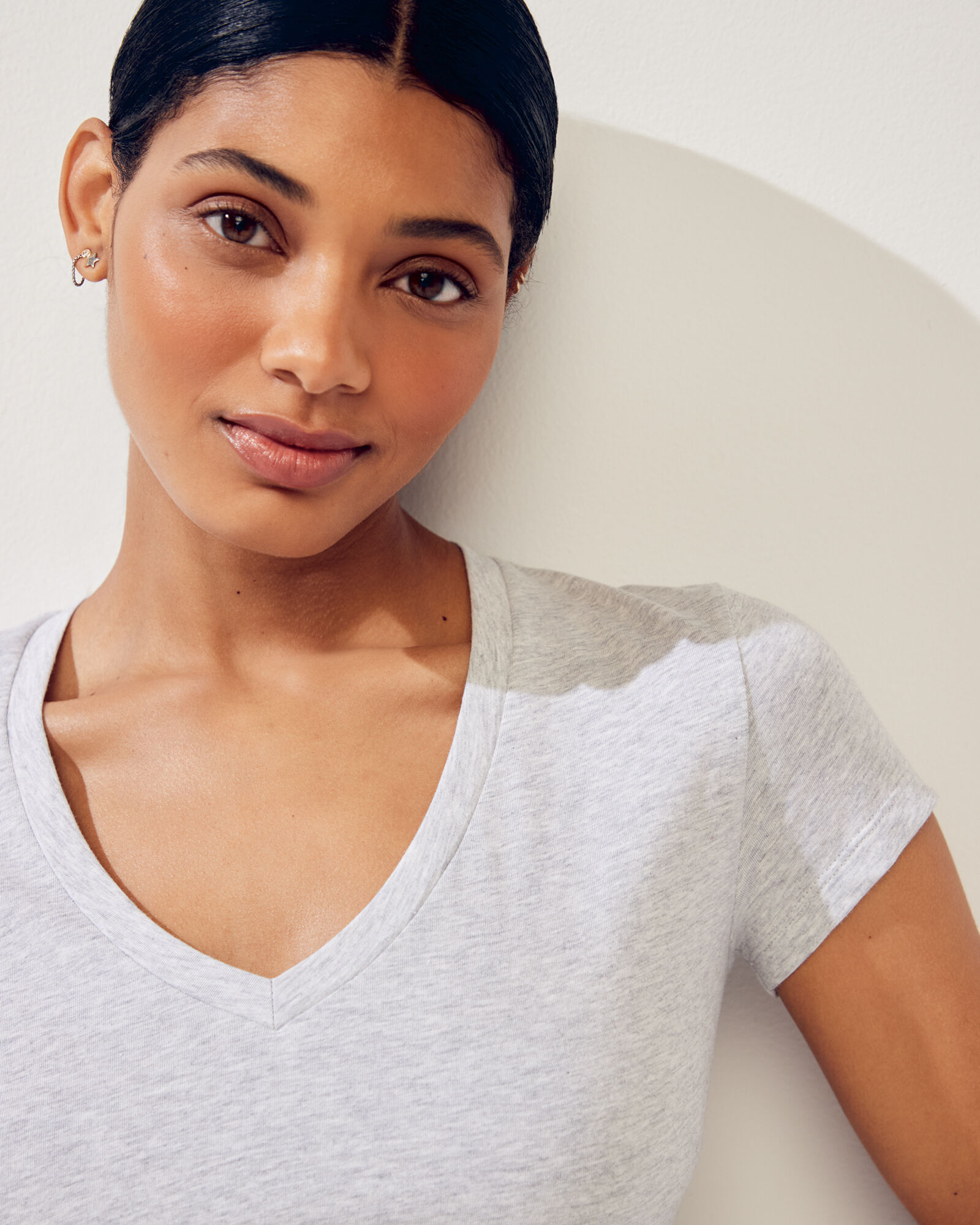 Organic Cotton Jersey VNeck Tee Haven Well Within