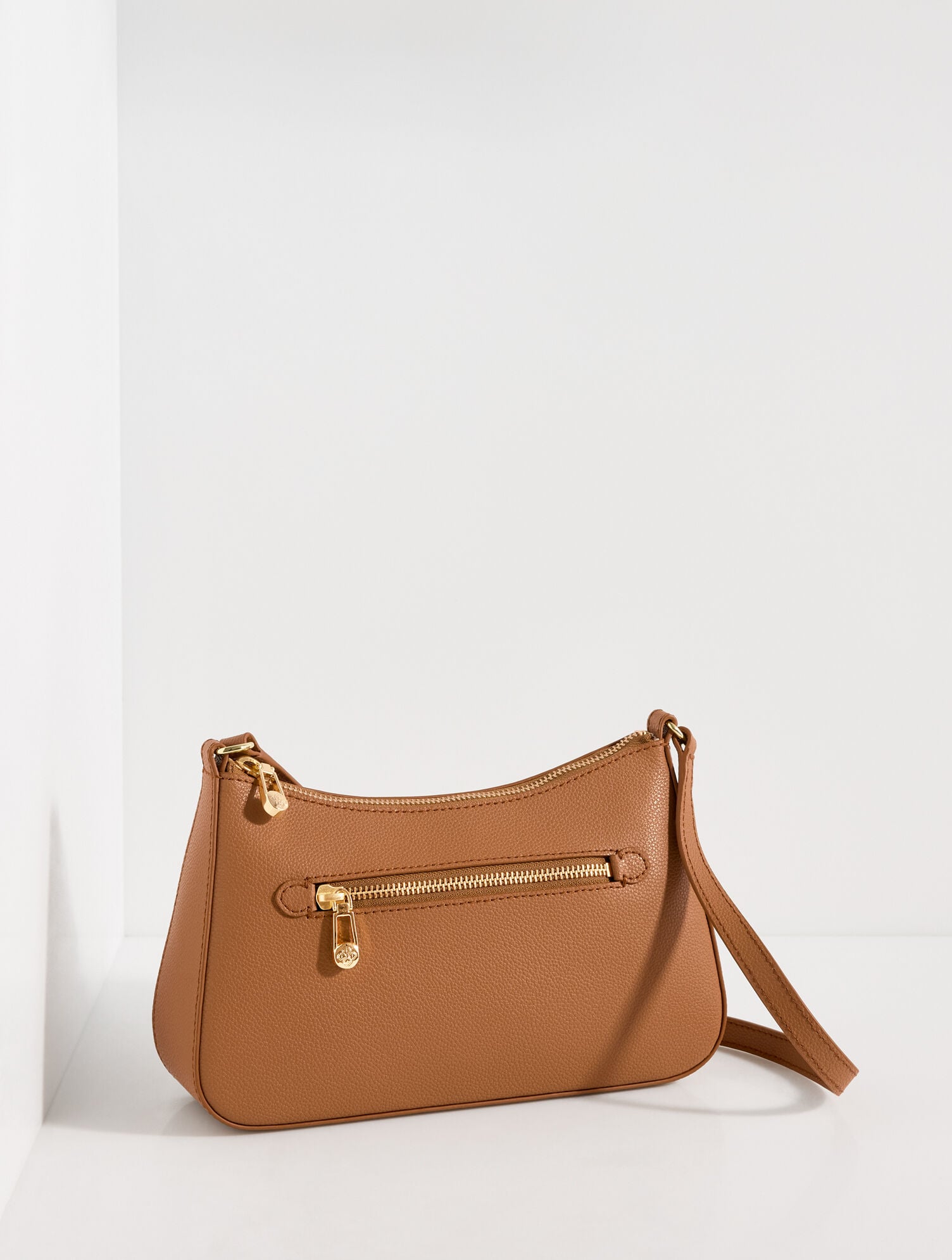 Evelyn Pebble Leather Crossbody Bag