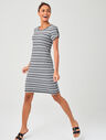 Toulon Stripe Twist Detail Dress