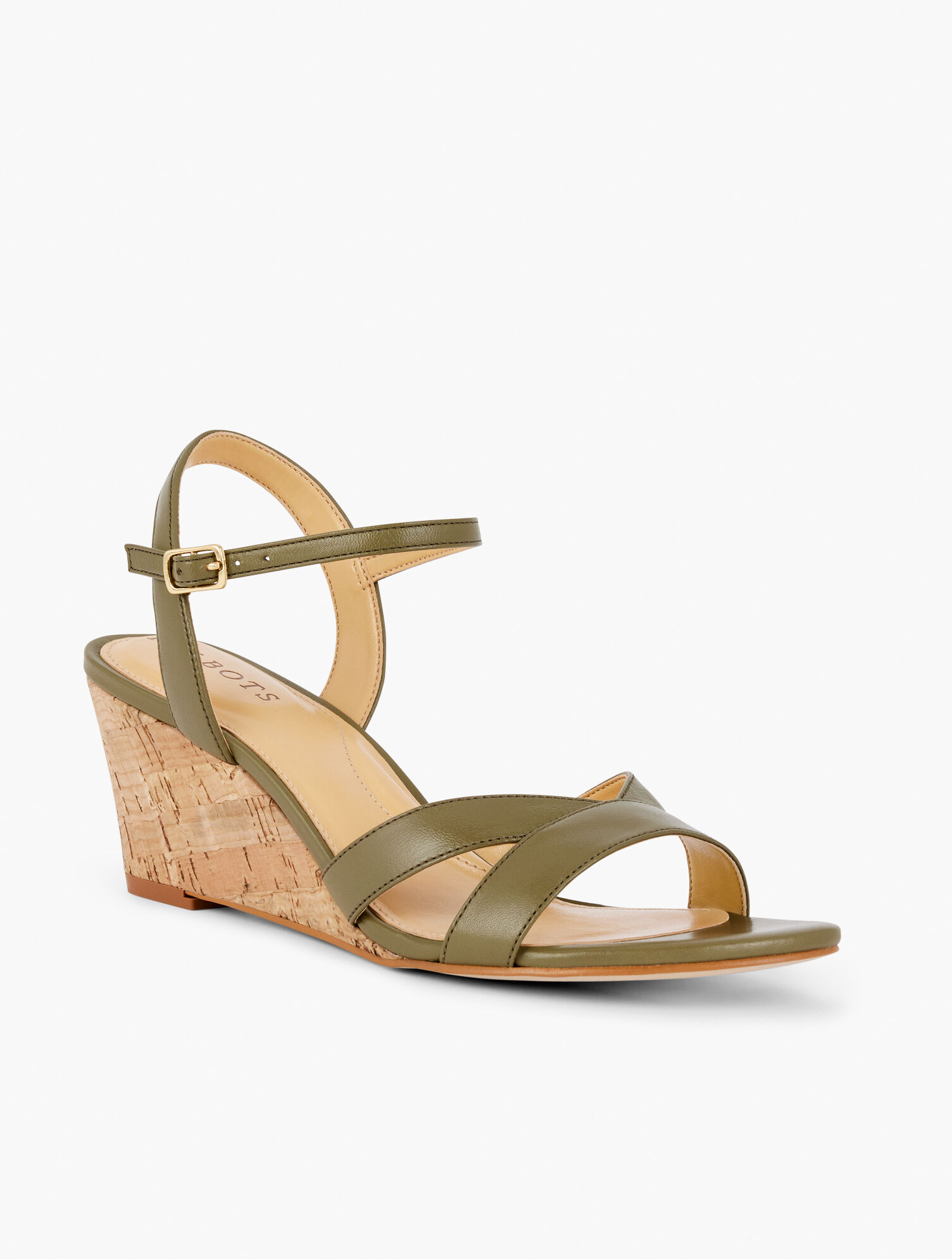 Royce Soft Nappa Wedge Sandals