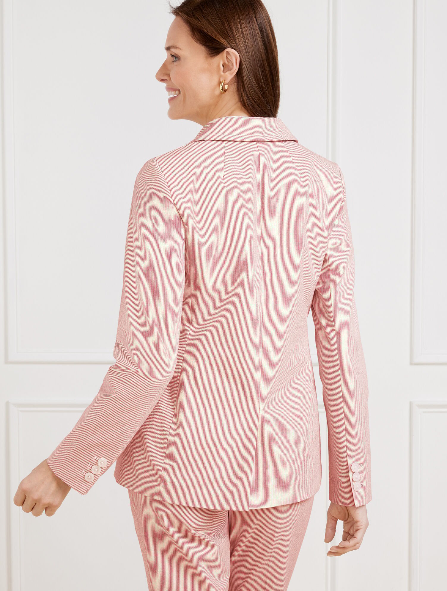 Seersucker Blazer