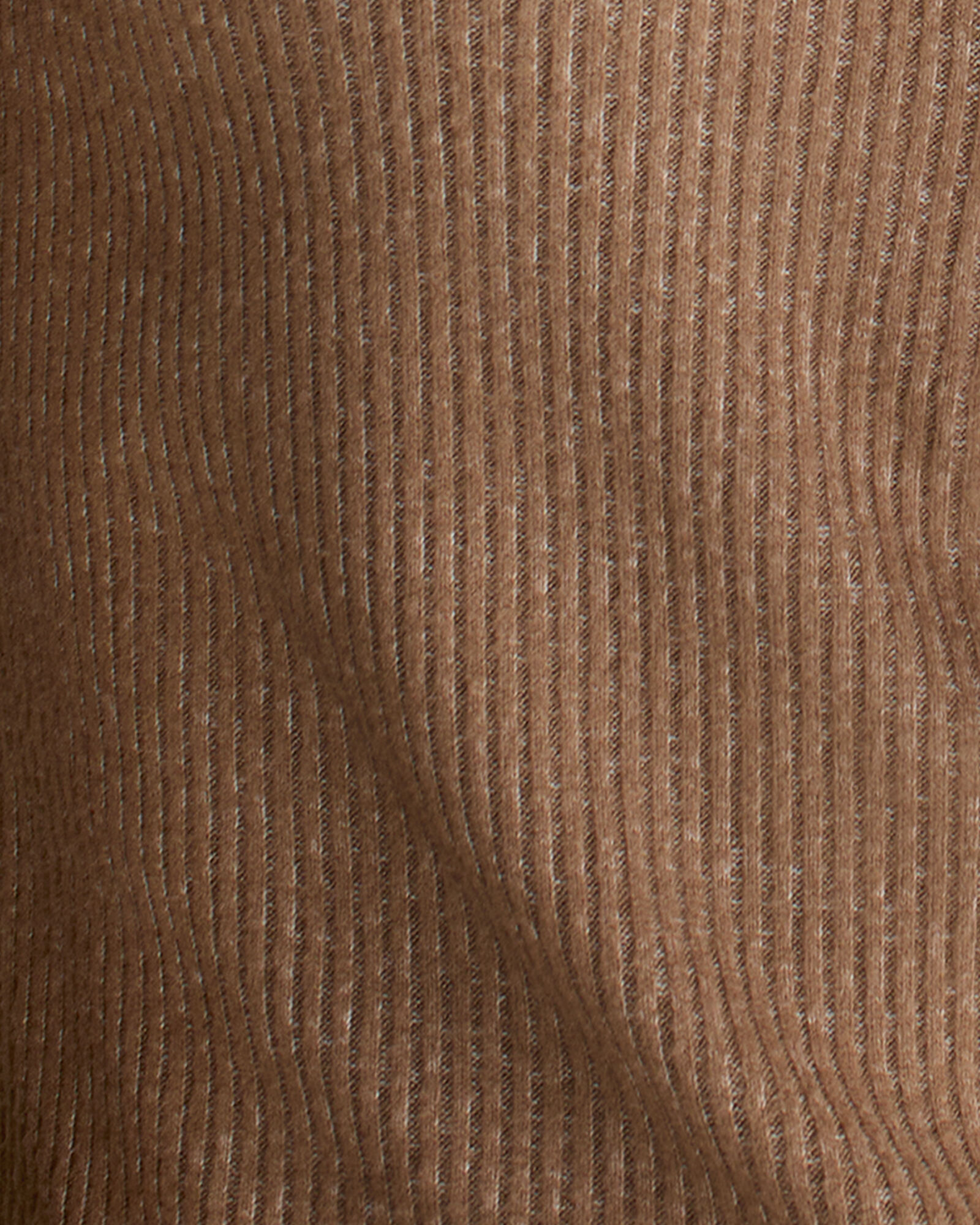 Brushed Rib Knit Long Sleeve Duster